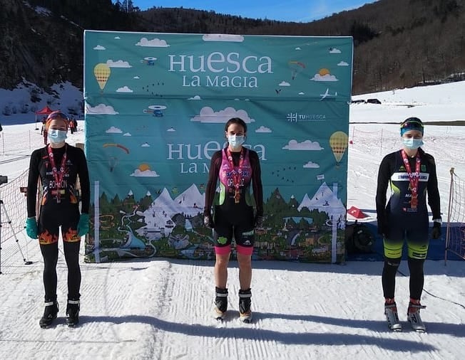 Enara Oronoz, de Saltoki Trikideak, campeona de Espa&ntilde;a de Triatl&oacute;n de Invierno